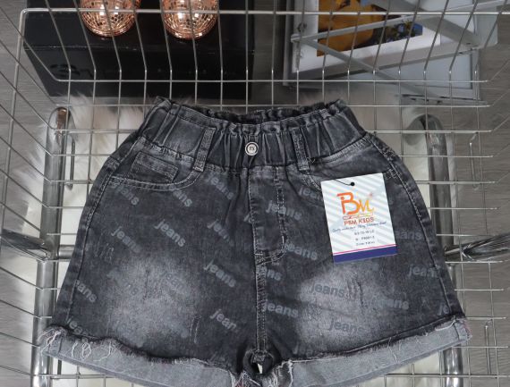 Quần short jean bé gái P9001-3