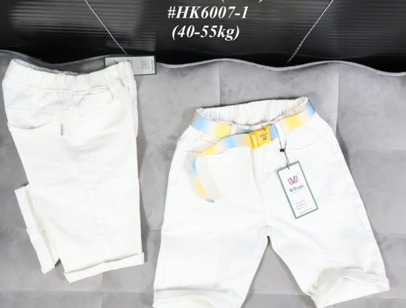 QUẦN SHORT JEANS TRẮNG BÉ TRAI
