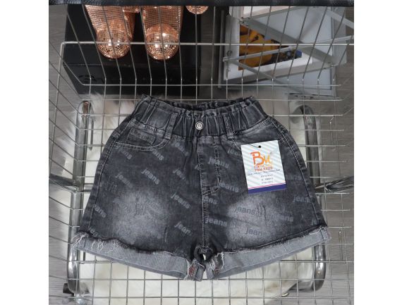 Quần short jean bé gái P9001-3