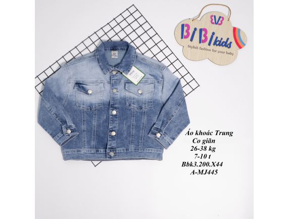 ÁO KHOÁC JEAN CAO CẤP CHO BÉ MJ445